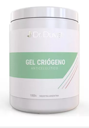 Gel Corp. Criogeno Anticeluliticco con algas, hiedra, centella, yerba mate y mentol x500. Dr. Duval 